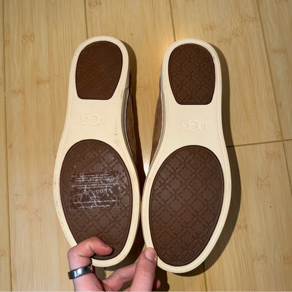 UGG "Fierce" water-resistant suede slip-on sneaker - Picture 2 of 4